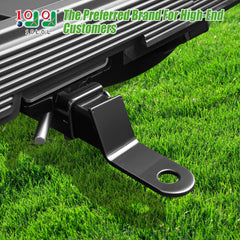10L0L close-up of receiver and ball mount for tight, wobble-resistant connection