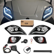 10L0L front headlight assembly on Drive 2 showing brighter night visibility