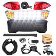 10L0L front headlight assembly showing bright beam and improved visibility