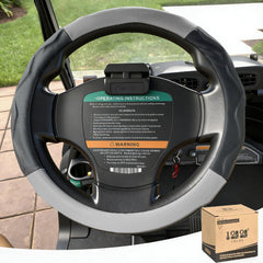 10L0L front view showing steering wheel cover and snug fit benefit