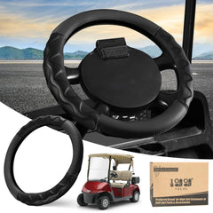 10L0L front view of steering wheel cover shows protective design and improved grip