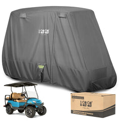 10L0L front view of cover protecting cart from weather