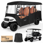 10L0L front view of full enclosure showing weather protection benefit