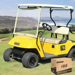 10L0L windshield front view showing full coverage and clear visibility benefit