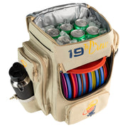 19thCrew front view of backpack showing compact design and easy access pockets