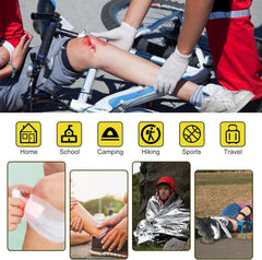 1st Aid close-up of bandages and gauze offering reliable wound care