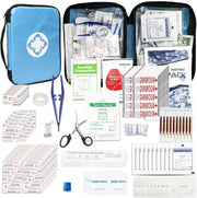 1st Aid front case blue showing compact travel-ready kit and quick grab convenience