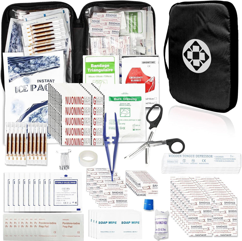1st Aid front black case showing compact portability and easy storage benefit