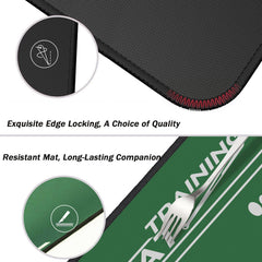 2F22E natural rubber backing detail providing non-slip stability