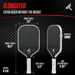 4KOR PRO handle close-up with grip tape for improved comfort and control