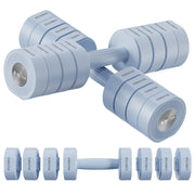 5BILLION FITNESS front view of adjustable dumbbell set showing compact design and color