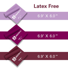 A AZURELIFE color-coded bands displayed to demonstrate easy resistance progression benefit