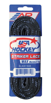 A&R Sports waxed hockey laces packaging showing length and color, durable replacement