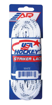 A&R Sports USA Hockey laces front packaging showing length and official logo benefit durability