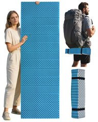 Abahub folded pad front view showing compact carry benefit
