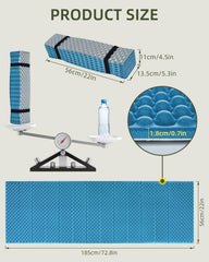 Abahub unfolded full-length pad demonstrating sleeping surface comfort