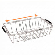 Above Sea Level front view basket installed showing organized dry storage