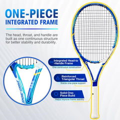 AboveGenius non-slip grip and included overgrip showing secure hold and comfort