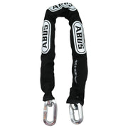 ABUS 12KS front view of 6-foot hardened chain showing sturdy links and sleeve benefit