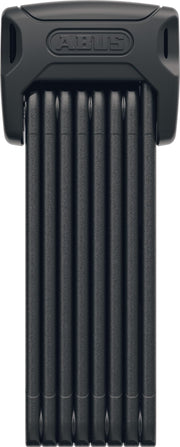ABUS Bordo 6000K front view showing lock and keys, highlights security