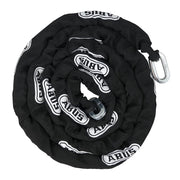 ABUS chain front view showing full length and heavy construction benefit
