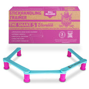 ACE HOCKEY front view of Snake 5 trainer showing raised arches and compact profile for skill work