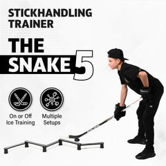 ACE HOCKEY Snake 5 folded compact for easy transport and storage convenience