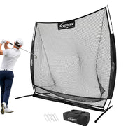 ACECREEK front view full frame showing wide 8x7 ft catch area for effective practice