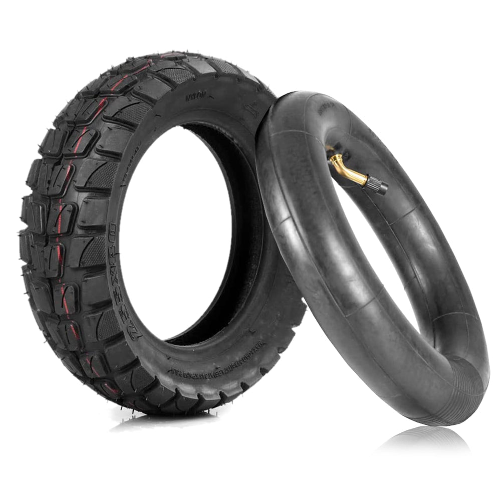 AceSupever front view of 255x80 tire and inner tube showing fit benefits