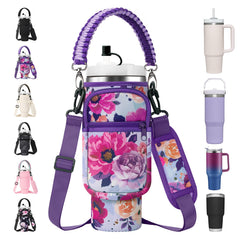 AceTreker front view of purple rose carrier showing fit and style