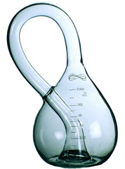 Acme Klein Bottle front view showing seamless curved surface and elegant clarity, perfect for display