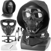 ACTIONUNION front view skull mask showing full-face protection and bold design benefit