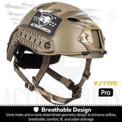 ACTIONUNION helmet internal padding close-up highlighting modular EPP comfort fit