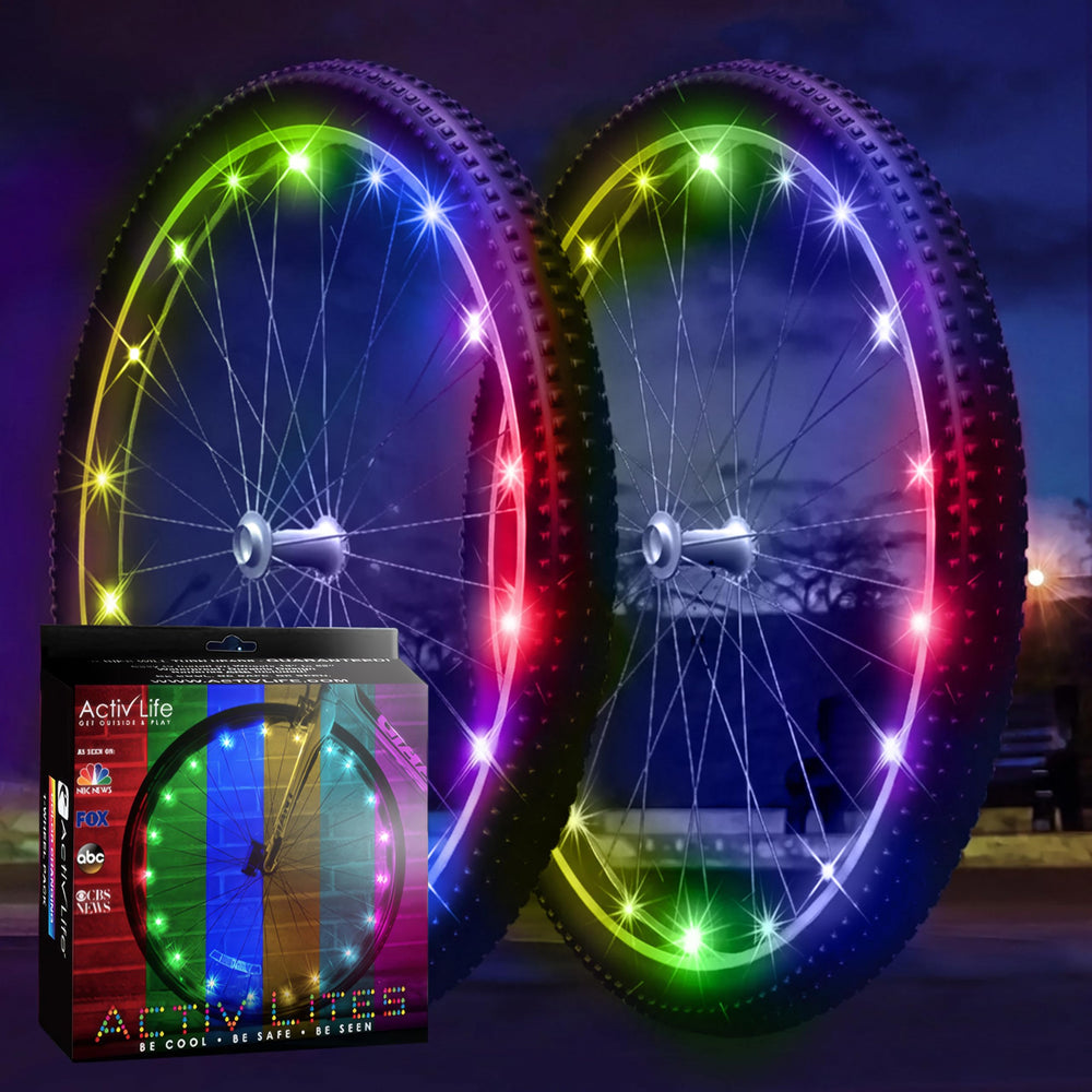Activ Life packaged lights front view showing contents and clear instructions for easy setup