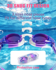Aegend three interchangeable nose pieces displayed, ensures personalized fit