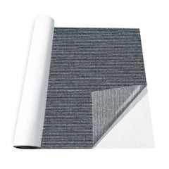 AEHISDHIE front view of marine carpet showing gray color and length, durable protection