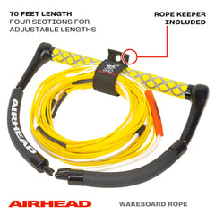 Airhead close-up of EVA textured handle grip providing secure wet hold