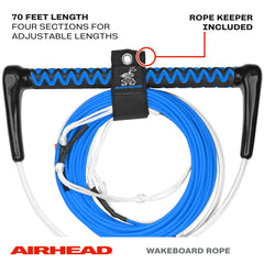 AIRHEAD close-up of 15-inch EVA handle showing grip comfort and secure hold benefit