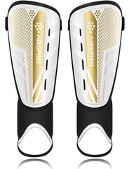 AirsFish front view of shin guards showing protective profile and secure fit