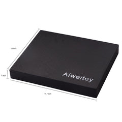 Aiweitey foam texture close-up highlighting non-slip surface and easy cleaning benefit