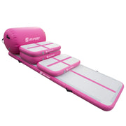 AKSPORT air floor front view showing full length and training surface benefits