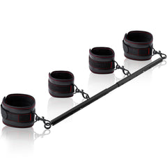 AlatinGlow front view of trainer showing stainless-steel bar and black straps, stable support