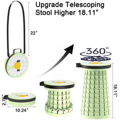 ALEVMOOM telescoping mechanism detail highlighting reinforced clasps and stability
