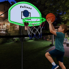 Alpcouts front-facing backboard with clear rim for instant play