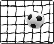 amazgolf front view of full 10x20 ft net showing coverage and containment benefit