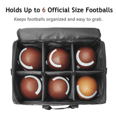 Amazing Fair open top with six footballs visible for quick access and loading
