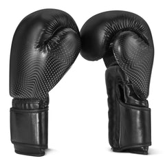 Amazon Basics front view of gloves showing shape and durable faux-leather benefit