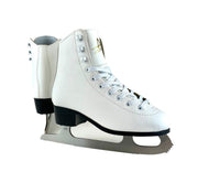American Athletic front view of girls’ skates showing supportive boot and stable design for confidence