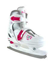 American Athletic front view of adjustable party girl skates shows supportive boot and secure fit