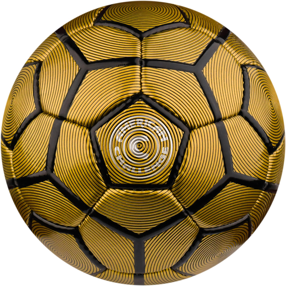 American Challenge Bergamo front view showing gold design and visibility